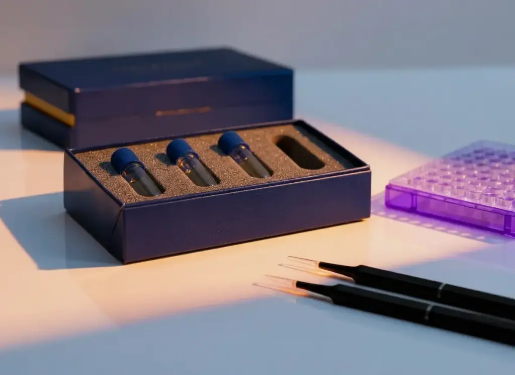 96 Well Clear Low Profile, Flat Top PCR Microplate, 4 x 25